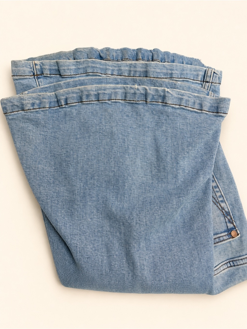 Wrangler High Rise Flare Jeans 28x34 Light Wash Bell Bottom - Picture 8 of 8